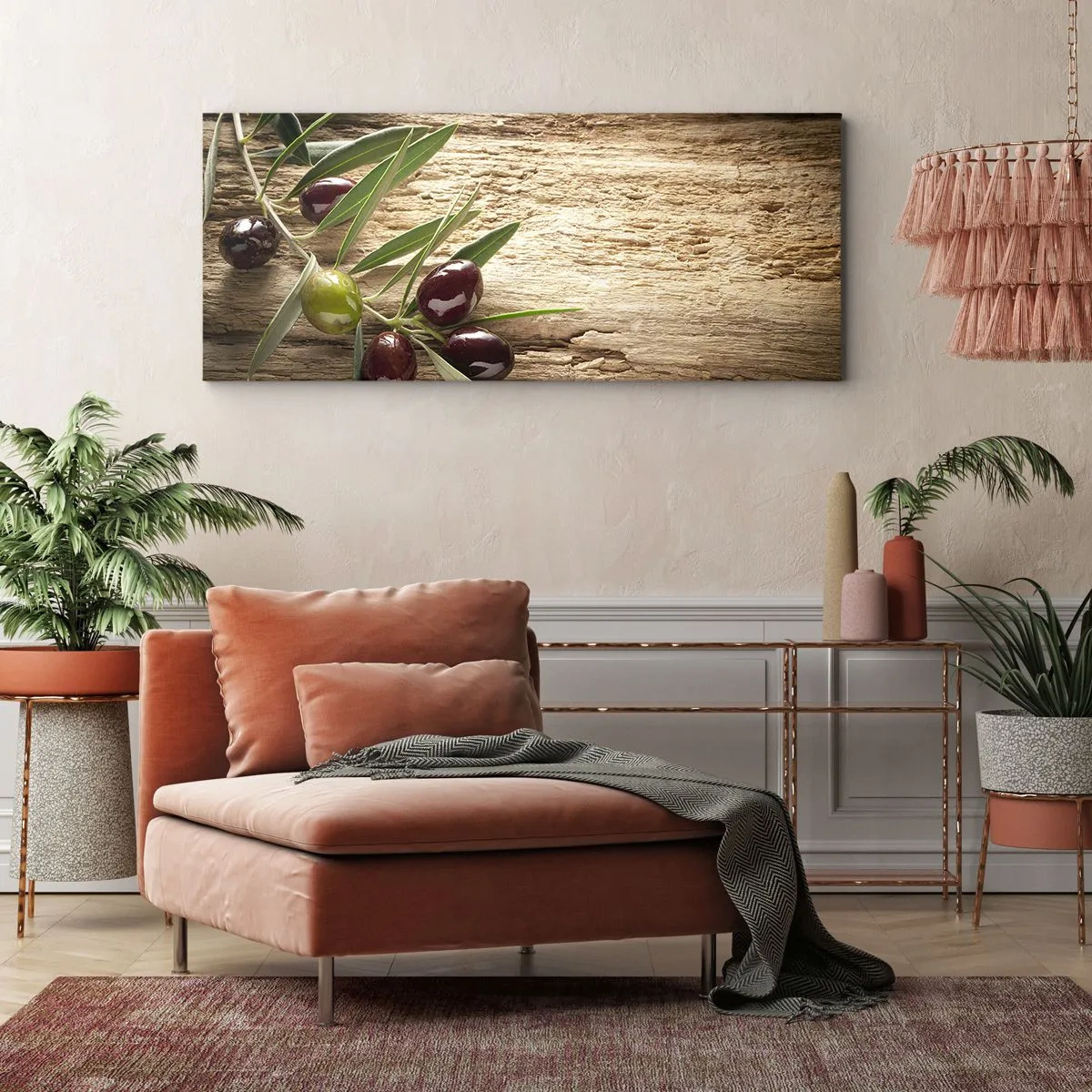 Bild auf Leinwand - Leinwandbild - Direkt aus der Natur - 90x30 cm