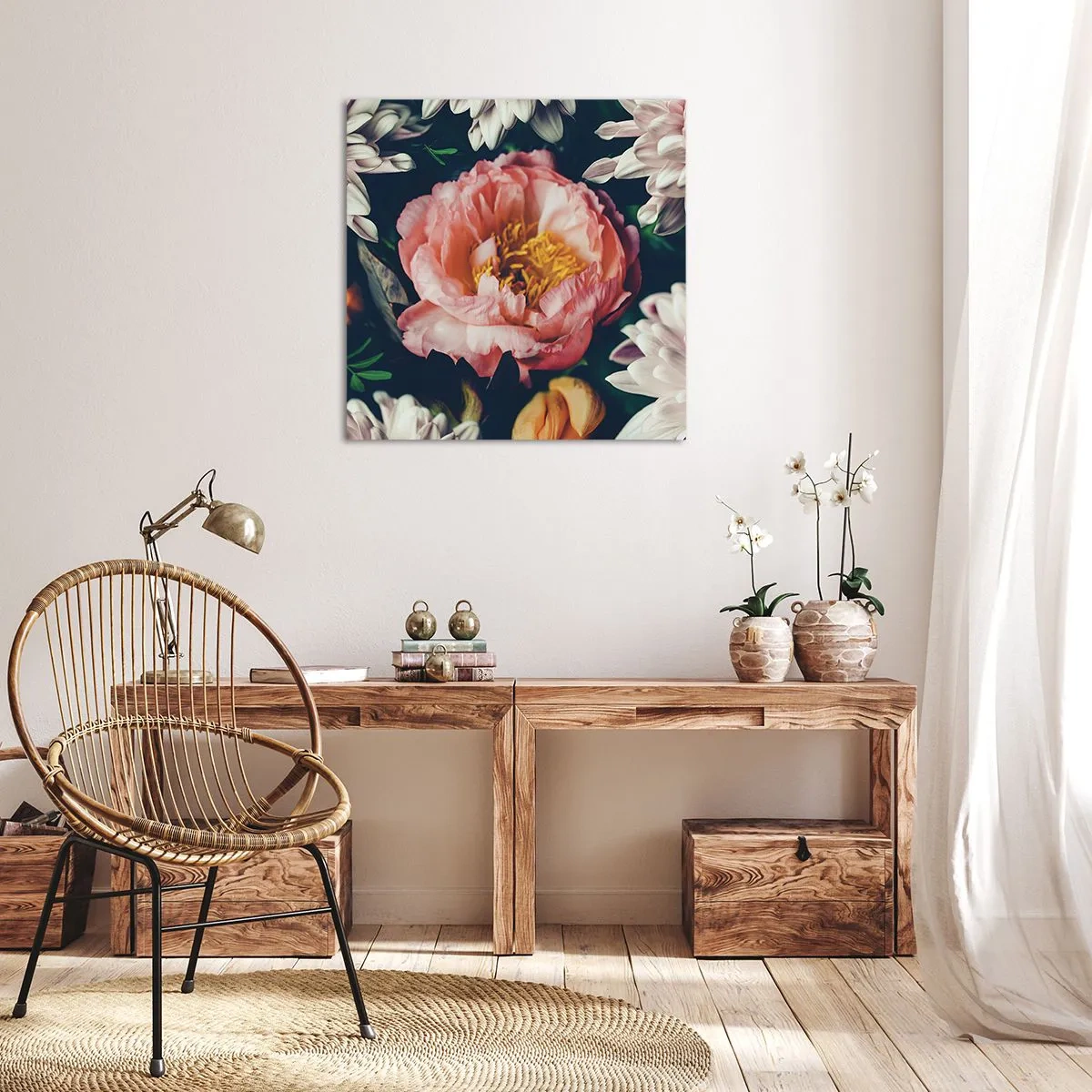 Bild auf Leinwand - Leinwandbild - Mit barocker Pracht - 60x60 cm