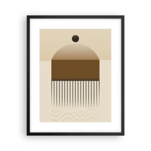 Poster in einem schwarzem Rahmen - Verschiedene Staaten - 40x50 cm