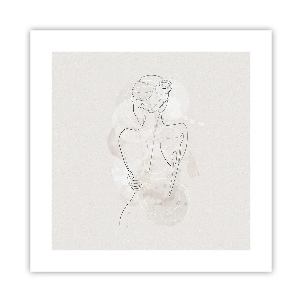 Poster - Wie ein sensibles Instrument - 40x40 cm