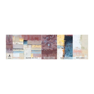 Fototapeten Muster Selbstklebend Deluxe Sticker - Ruhe der Geometrie - Abstraktion, Pastell, Minimalistisch - 100x30 cm