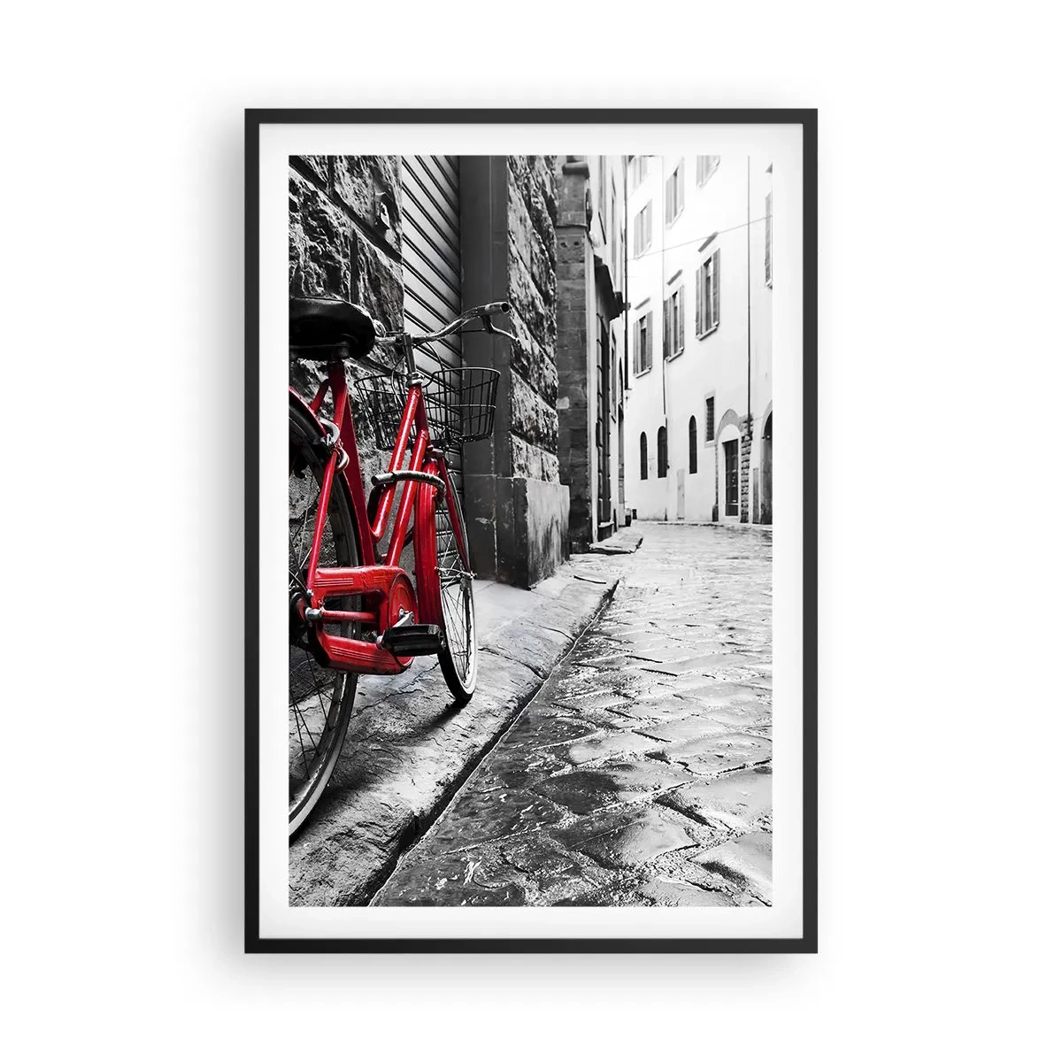 Poster in einem schwarzem Rahmen - Wahre Schönheit wird nicht alt - 61x91 cm
