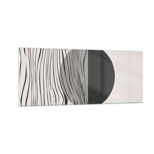 Glasbild - Bild auf glas - Halbe Komposition - 100x40 cm