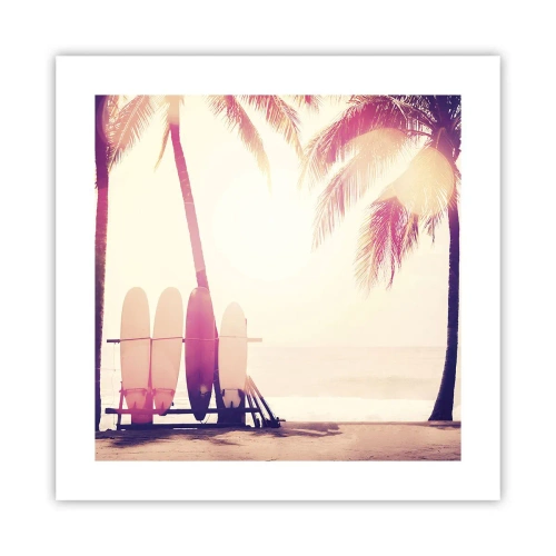 Poster - Es wird ein toller Tag - 40x40 cm