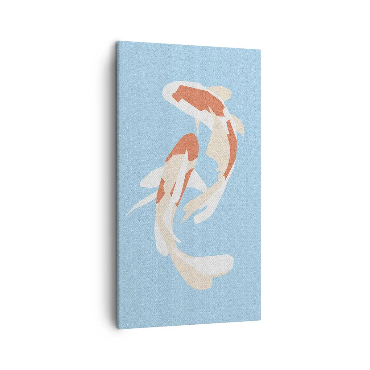 Bild auf Leinwand - Leinwandbild - Spontanes Synchronschwimmen - 45x80 cm