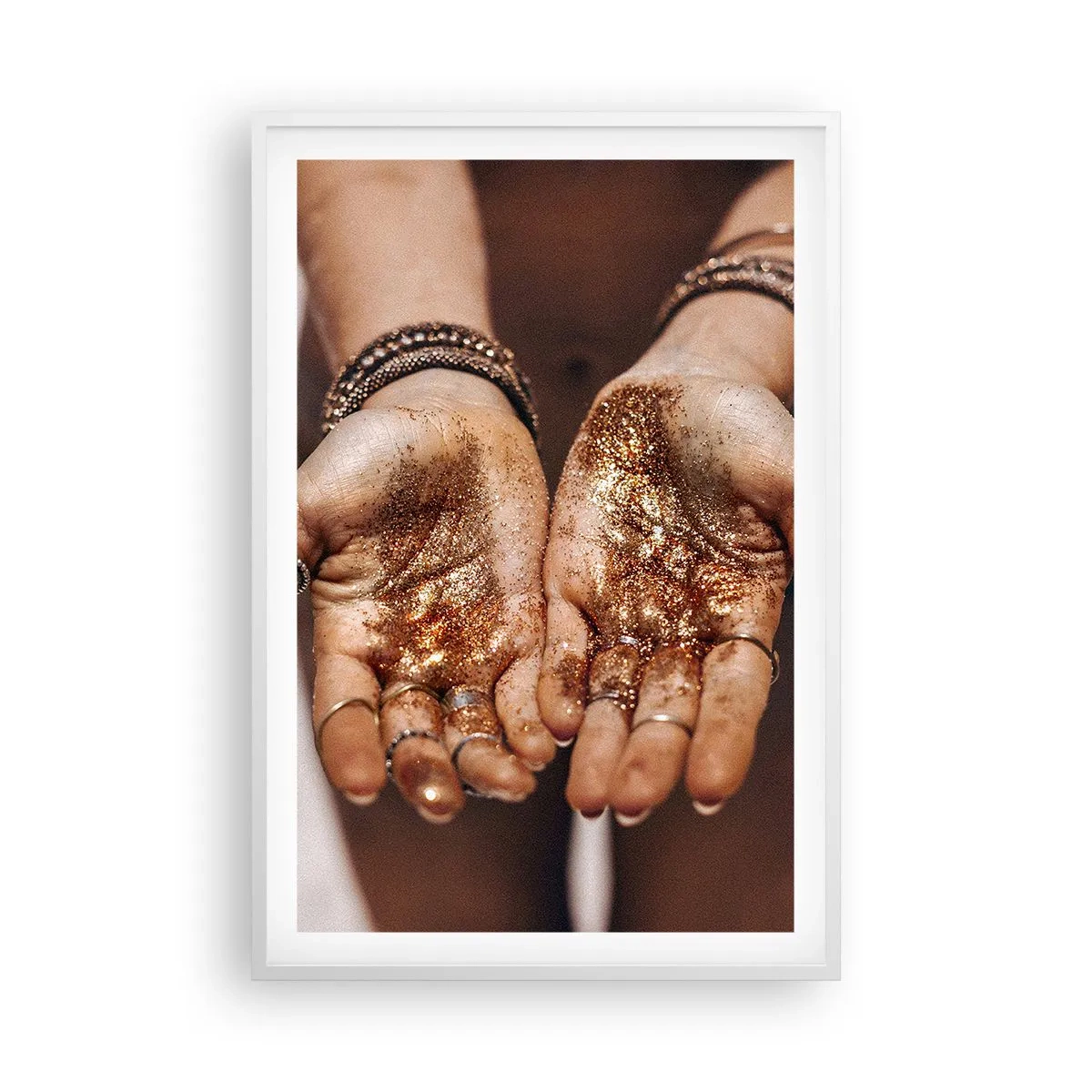 Poster in einem weißen Rahmen - Ein Geschenk für dich - 61x91 cm