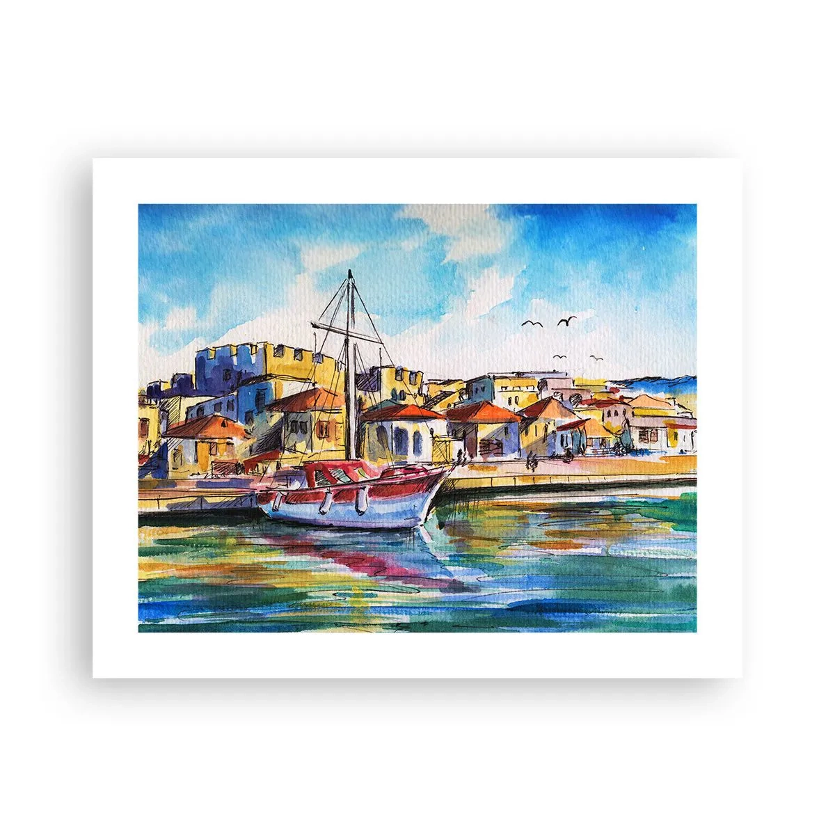 Poster - Regenbogennachmittag - 50x40 cm