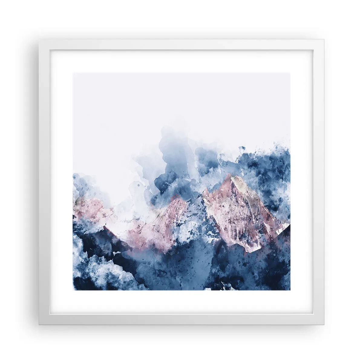 Poster in einem weißen Rahmen - Das sind die Spitzen! - 40x40 cm