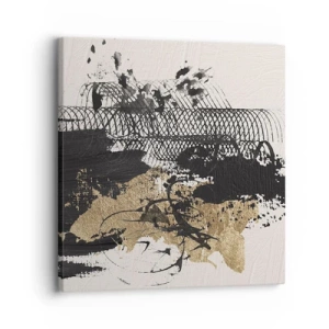 Bild auf Leinwand - Leinwandbild - Komposition mit Leidenschaft - 30x30 cm