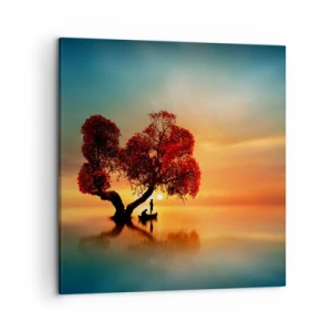 Bild auf Leinwand - Leinwandbild - Oddaysons und die Stille der Weltlosen - 50x50 cm