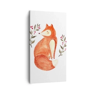 Bild auf Leinwand - Leinwandbild - Kleine Rothaarige - 45x80 cm