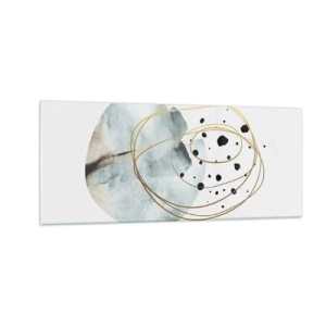 Glasbild - Bild auf glas - Vom Weltraum umarmt - 100x40 cm