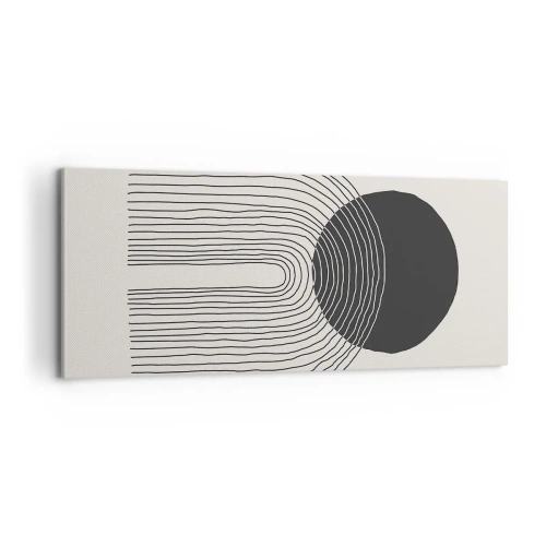 Bild auf Leinwand - Leinwandbild - Zittern und Vertrauen - 100x40 cm