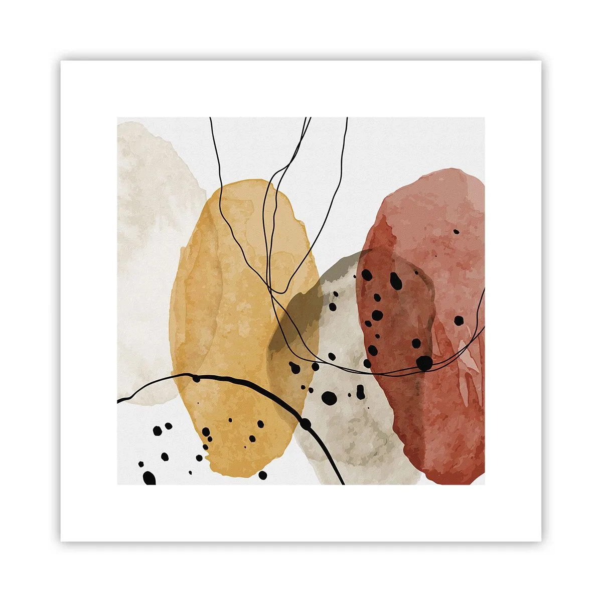 Poster - Wie leichte, transparente Luft - 30x30 cm