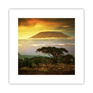 Poster - Ein Reisetraum - 30x30 cm