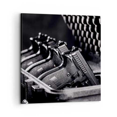 Bild auf Leinwand - Leinwandbild - Männersport - 60x60 cm