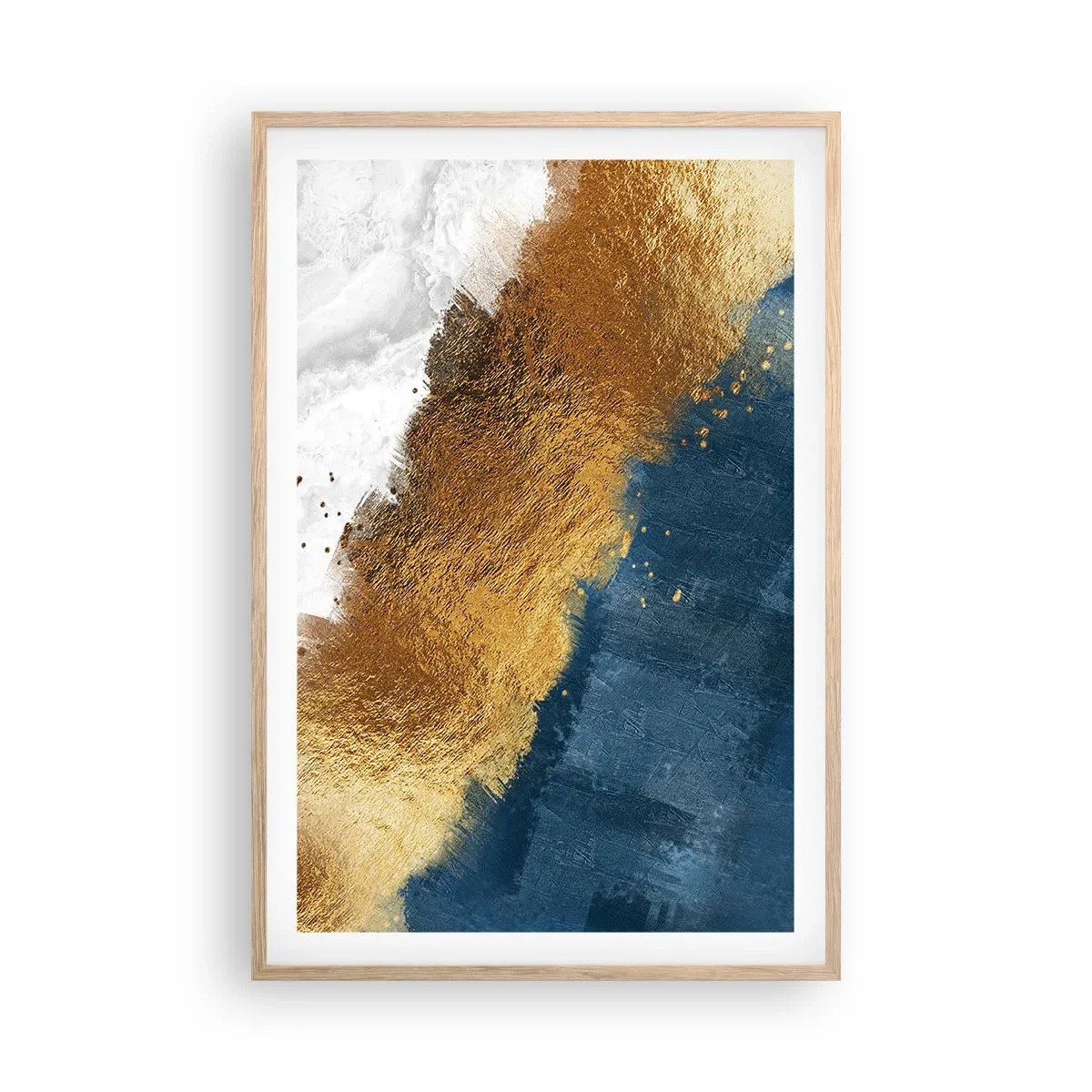 Poster in einem Rahmen aus heller Eiche - Farben des Sommers - 61x91 cm