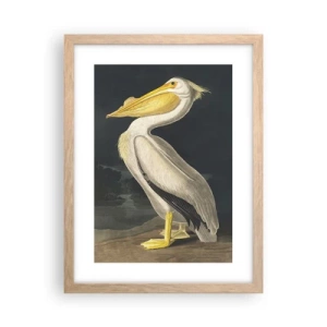 Poster in einem Rahmen aus heller Eiche - Voller Stolz - 30x40 cm