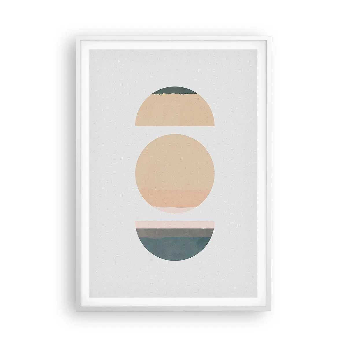 Poster in einem weißen Rahmen - Ein Rad hinter dem anderen… - 70x100 cm