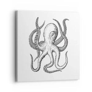 Bild auf Leinwand - Leinwandbild - Mit den Wellen tanzen - 30x30 cm