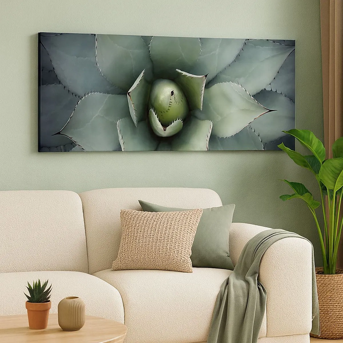 Bild auf Leinwand - Leinwandbild - Es lockt an und warnt - 100x40 cm