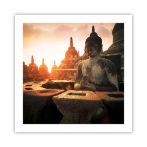 Poster - Wetter der großen Weisheit - 50x50 cm