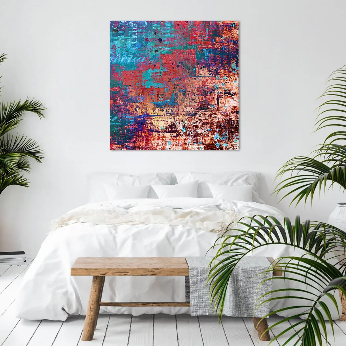 Bild auf Leinwand - Leinwandbild - Erinnerung und Vergessen - 70x70 cm