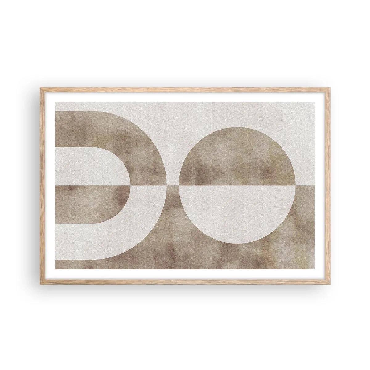 Poster in einem Rahmen aus heller Eiche - Ähnlichkeiten und Unterschiede - 91x61 cm