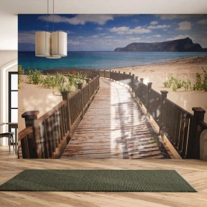 Selbstklebende Fototapete Deluxe Sticker - Bring mich zu den glücklichen Inseln - Landschaft, Strand, Madeira - 250x175 cm