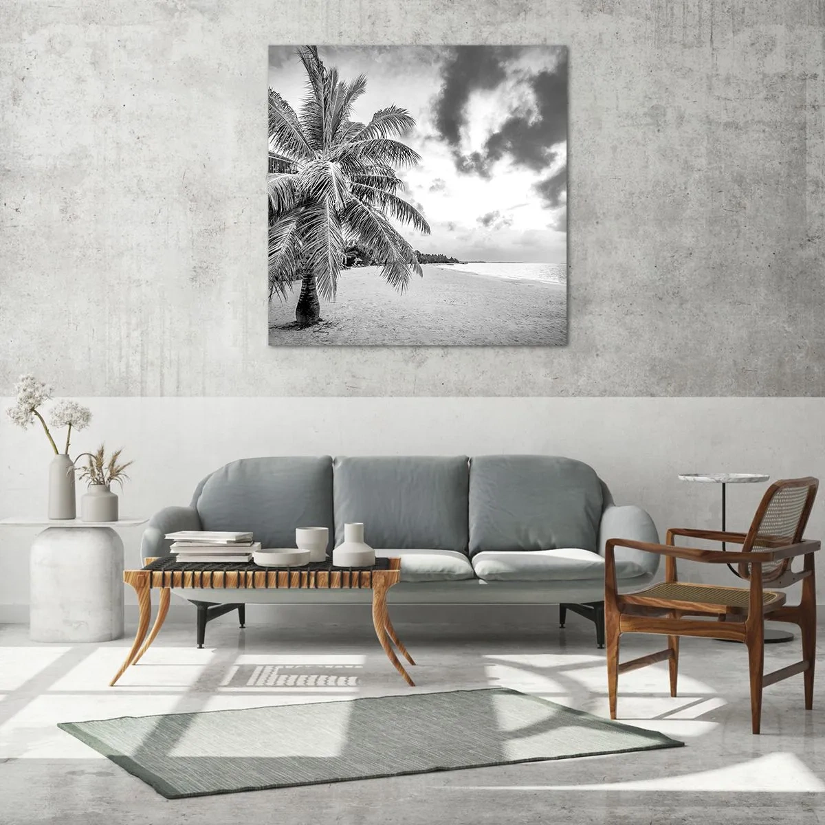 Glasbild - Bild auf glas - Wenn du dich nach Einsamkeit sehnst ... - 50x50 cm