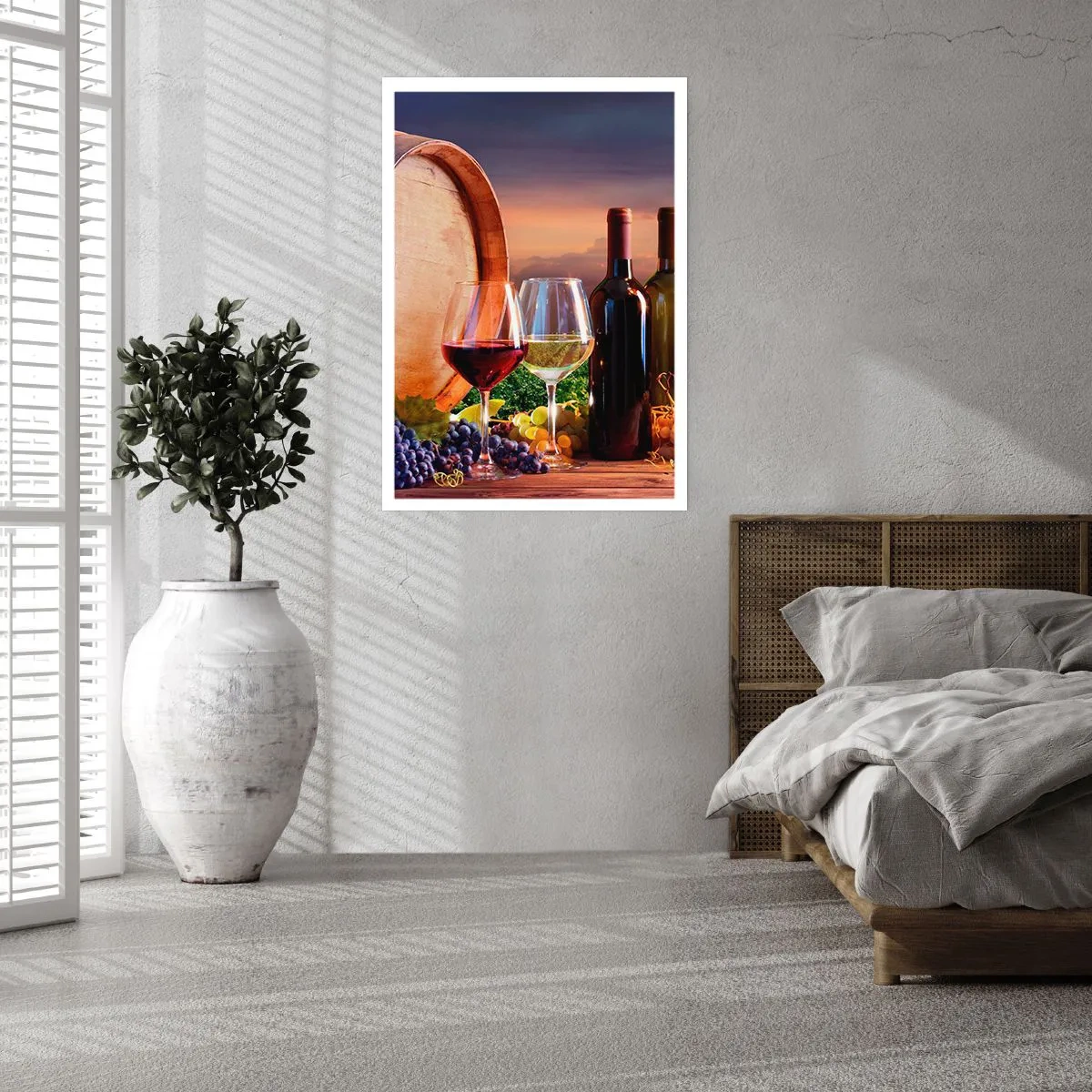 Poster - Hier schmeckt das Leben - 40x50 cm