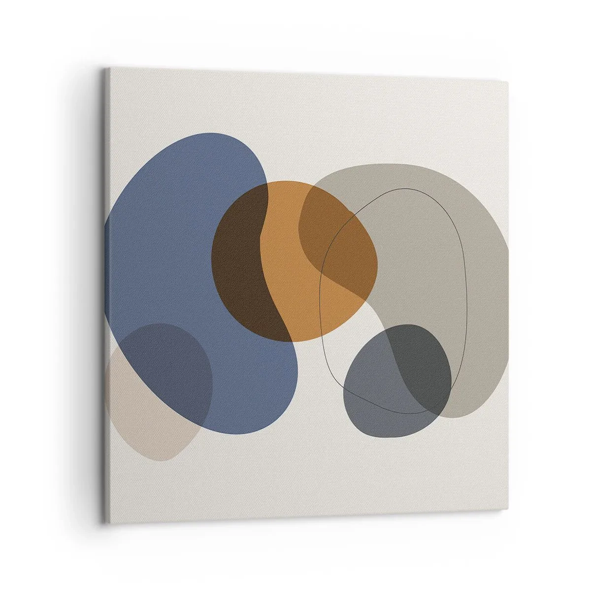 Bild auf Leinwand - Leinwandbild - Farbtropfen - 50x50 cm