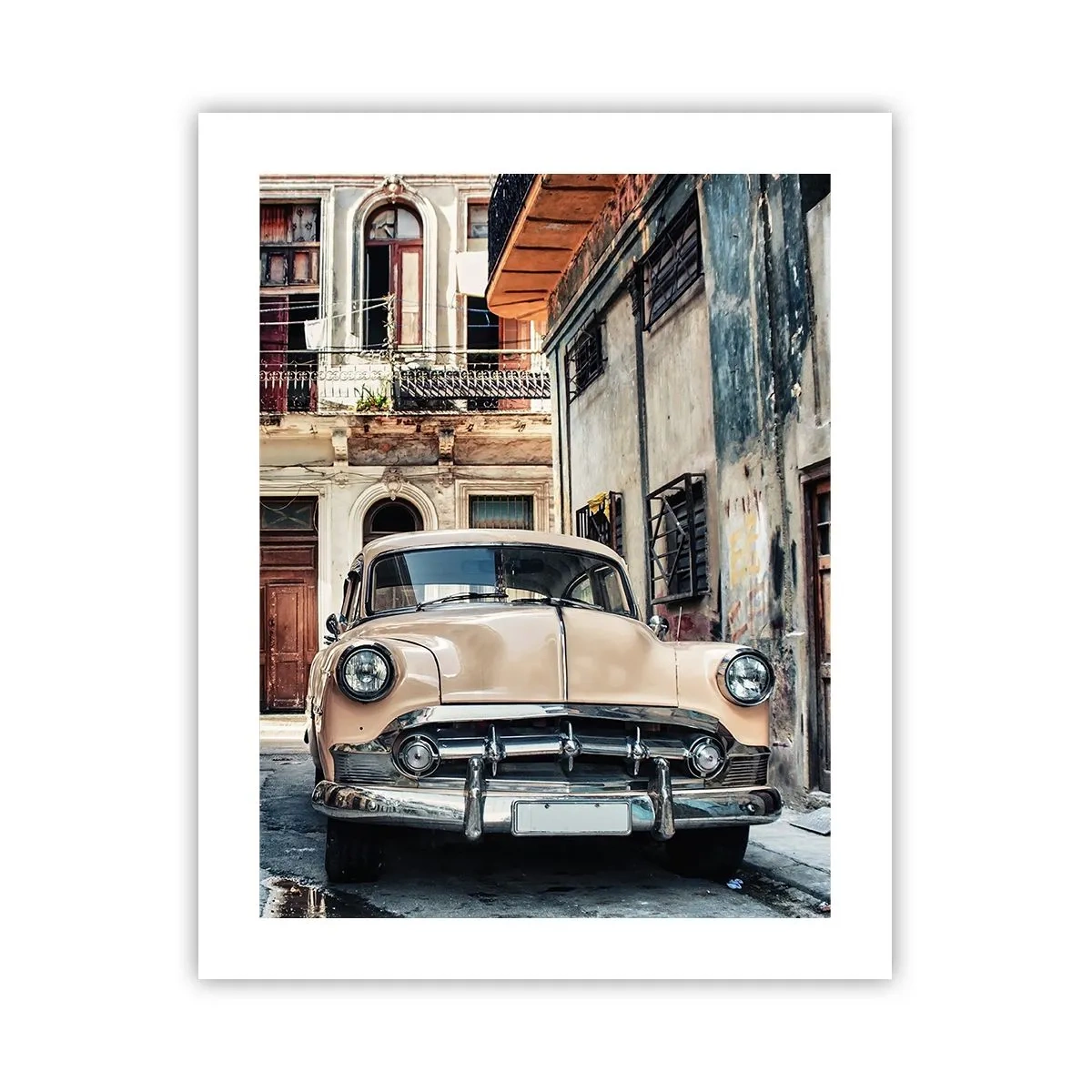 Poster - Die Siesta in Havanna - 40x50 cm