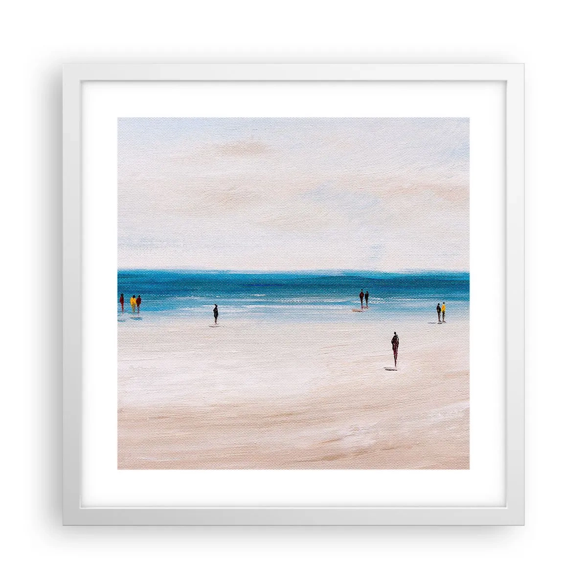 Poster in einem weißen Rahmen - Natürliches Bedürfnis - 40x40 cm