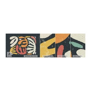 Fototapeten Muster Selbstklebend Deluxe Sticker - Komposition – Ich erwische dich gleich - Boho, Minimalismus, Alt - 100x30 cm