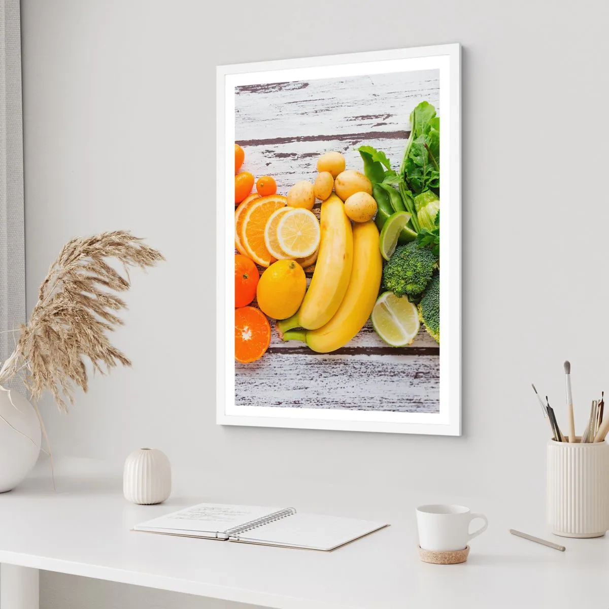 Poster in einem weißen Rahmen - Es ist nicht genug? - 70x100 cm