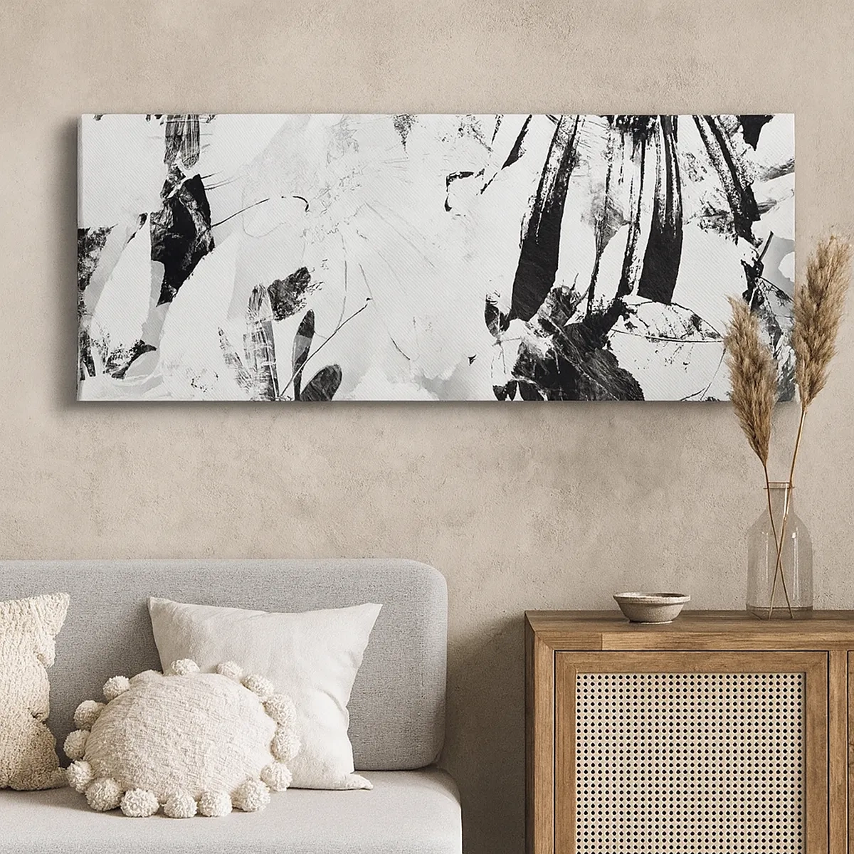 Bild auf Leinwand - Leinwandbild - Herbst negativ - 30x30 cm