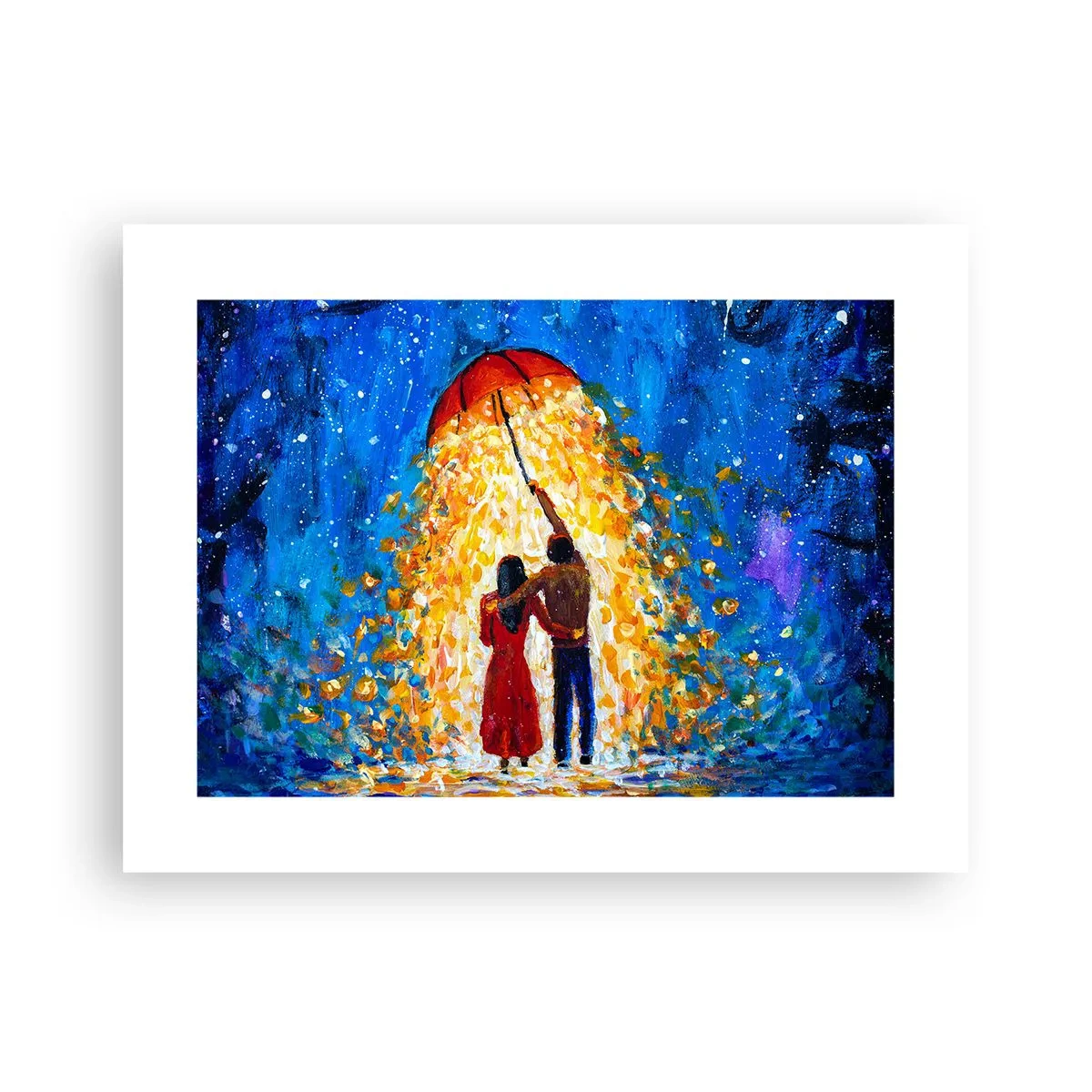 Poster - Zauber eines Regenabends? - 40x30 cm