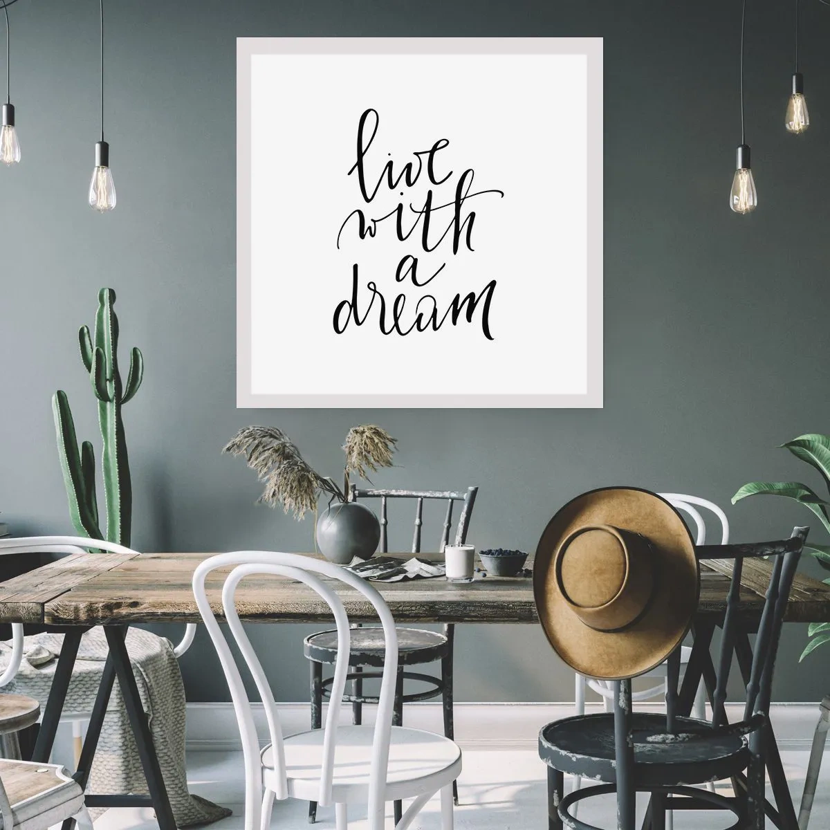 Poster - Na sicher - 30x30 cm