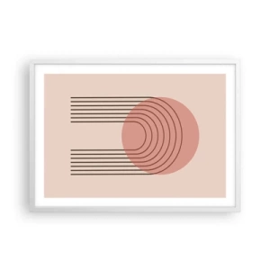 Poster in einem weißen Rahmen - Unwiderstehliche Anziehungskraft - 70x50 cm