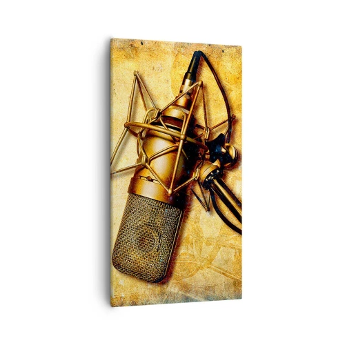 Bild auf Leinwand - Leinwandbild - Die goldenen Jahre des Radios - 55x100 cm