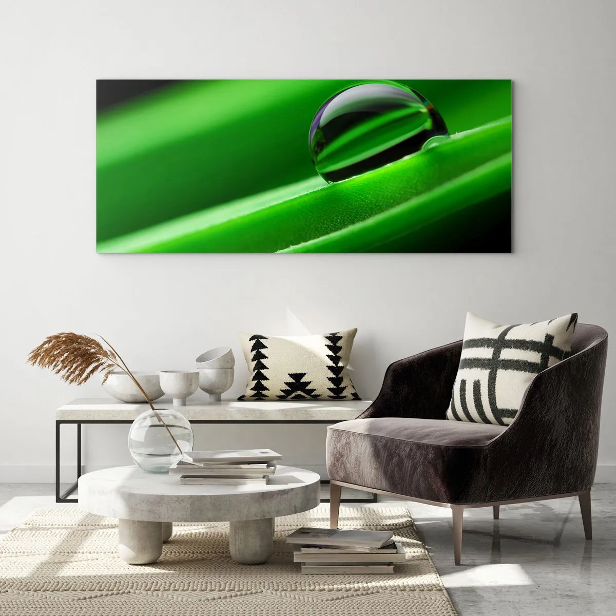 Glasbild - Bild auf glas - Leben hautnah - 100x40 cm