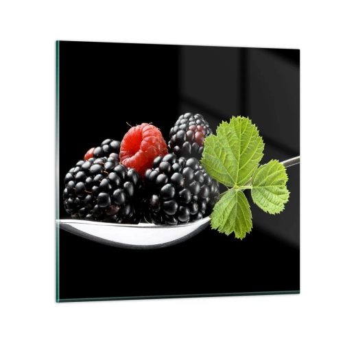 Glasbild - Bild auf glas - Der Geschmack der Frische - 50x50 cm