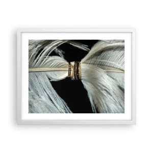 Poster in einem weißen Rahmen - ... und ich werde dich nicht verlassen ... - 50x40 cm