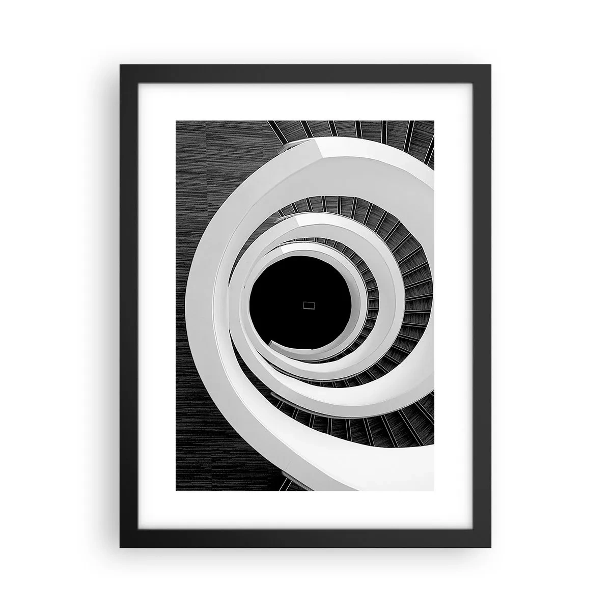 Poster in einem schwarzem Rahmen - Zum Kern der Sache - 30x40 cm