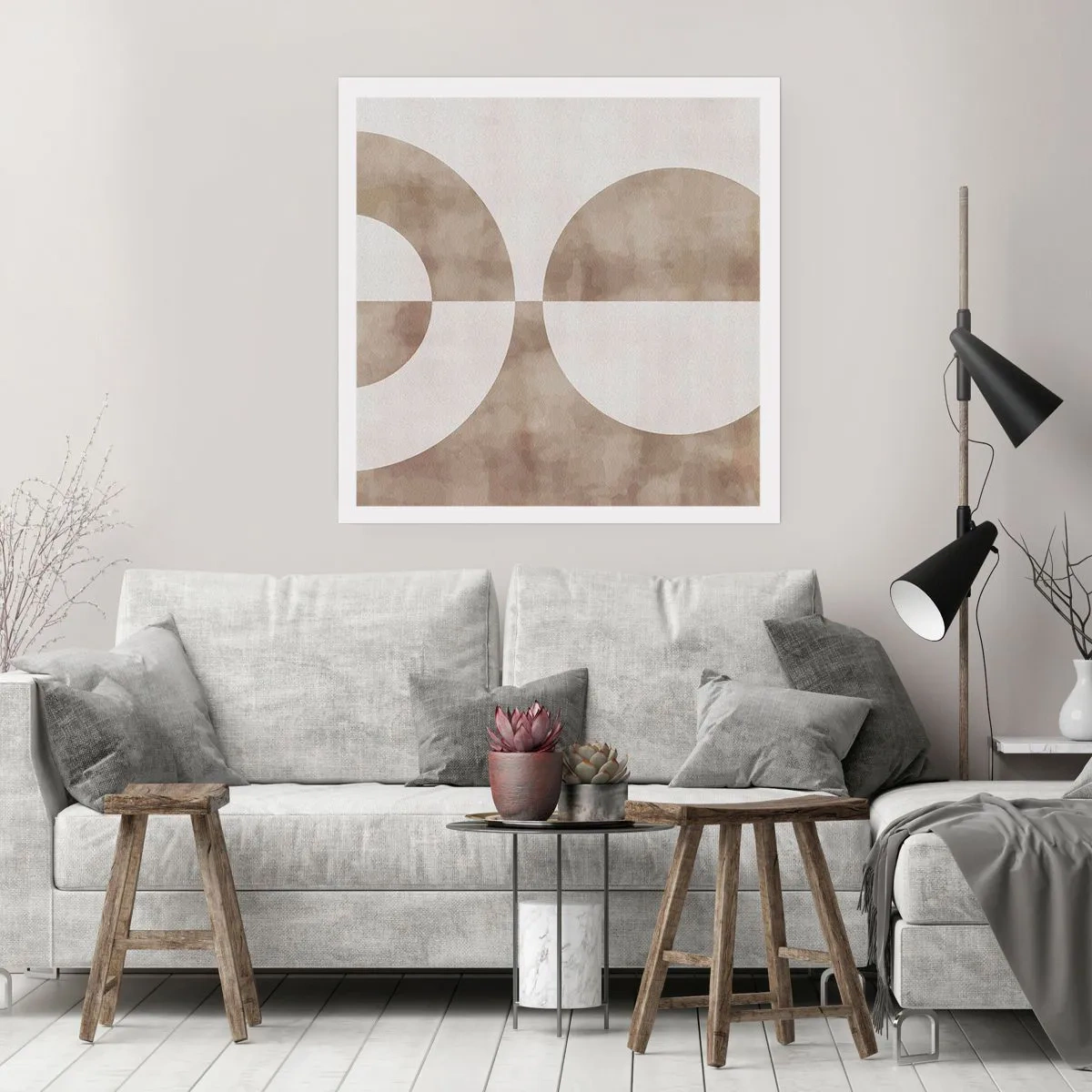 Poster - Ähnlichkeiten und Unterschiede - 60x60 cm