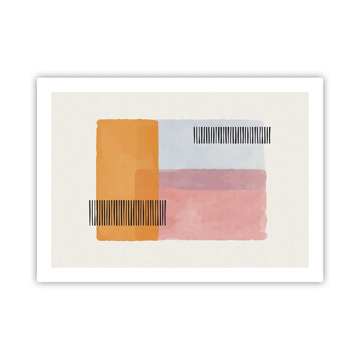 Poster - Von Ecke zu Ecke - 70x50 cm