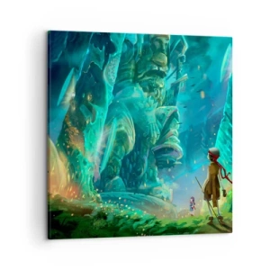 Bild auf Leinwand - Leinwandbild - Aus dem großen Märchenbuch - 50x50 cm