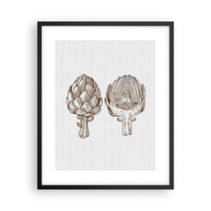 Poster in einem schwarzem Rahmen - Anatomie-Lektion - 40x50 cm