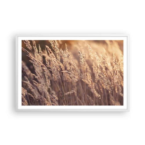 Poster in einem weißen Rahmen - Bereit, den Herbst willkommen zu heißen - 91x61 cm